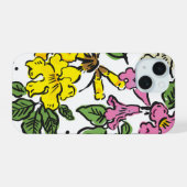 Flower case iPhone 15 Hülle (Rückseite (Horizontal))