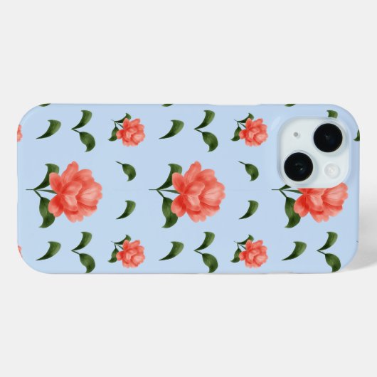 Flower case phone (Rückseite (Horizontal))