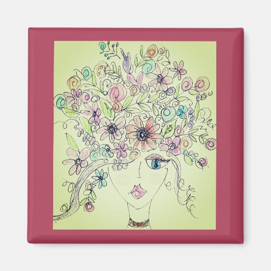 Flower Child Magnet (Vorne)