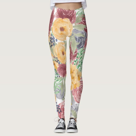 Flower Crown Leggings (Vorderseite)