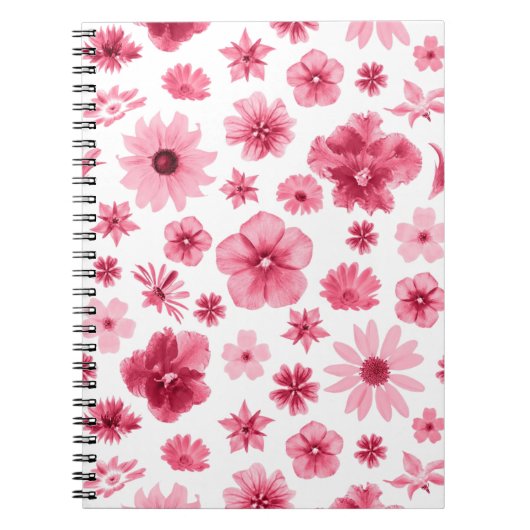 flower cuaderno notizblock (Vorderseite)