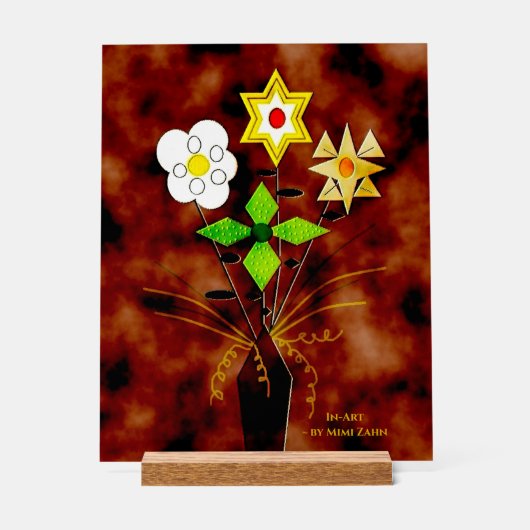 "Flower Delivery" (11" x 14") Acrylic Sign Acrylschild (Vorderseite)