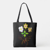 "Flower Delivery" Shoulder Tote Tasche (Rückseite)
