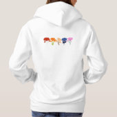 Flower Design Hoodie/ Sweatshirt (Rückseite)