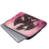 Flower-Drache | Botanischer Fantasy-Drache Laptopschutzhülle (Vorne Knopf)
