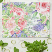 Flower Drawing Easy Geschirrtuch (Gefaltet)