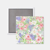 Flower Drawing Easy Magnet (Vorderseite/Rückseite)