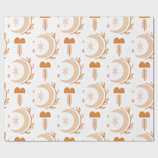 Flower Drawing Geschenkpapier (Flach)