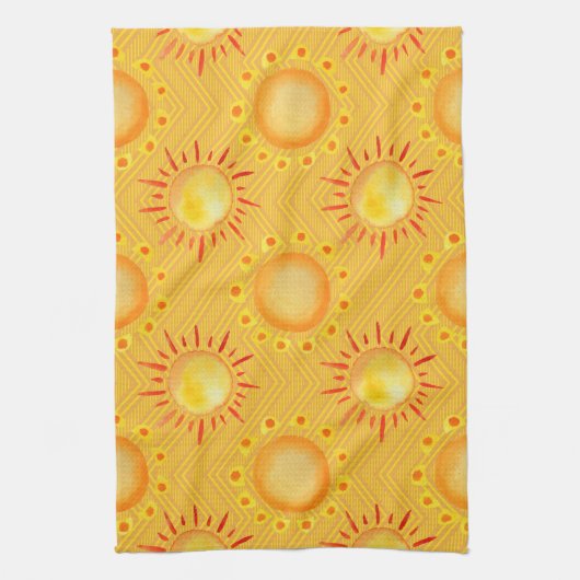 Flower Drawings Geschirrtuch (Vertikal)