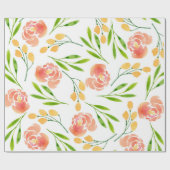 Flower Earrings Geschenkpapier (Flach)