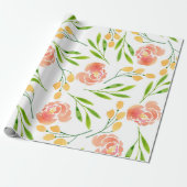 Flower Earrings Geschenkpapier (Ungerollt)