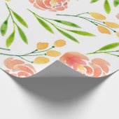 Flower Earrings Geschenkpapier (Ecke)