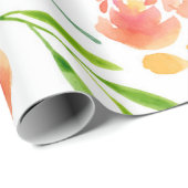 Flower Earrings Geschenkpapier (Rolleneckpunkt)