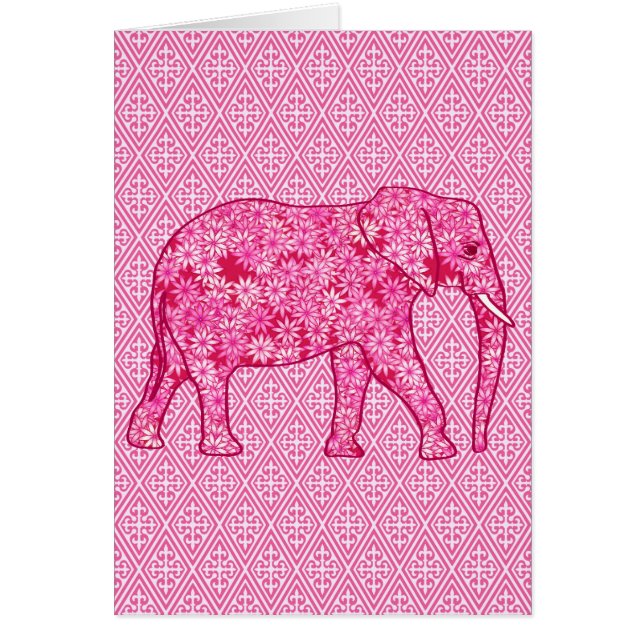 Flower elephant - fuchsia pink (Vorne)