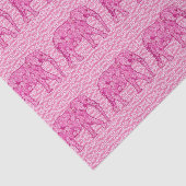 Flower elephant - fuchsia pink seidenpapier (Ausschnitt)