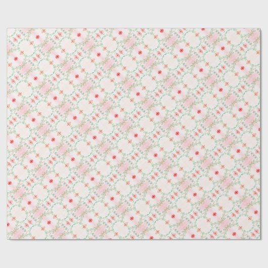 Flower Everyday Pastel Shade Geschenkpapier (Flach)
