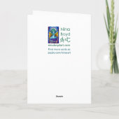 Flower Faery Greeting card Karte (Rückseite)