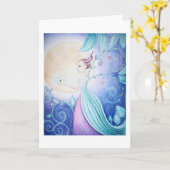 Flower Faery Greeting card Karte (Gelbe Blume)