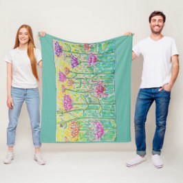 Flower Field Fleecedecke