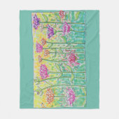 Flower Field Fleecedecke (Vorderseite)