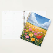 Flower Field Landscape Painting Watercolor Planer (Anzeige)