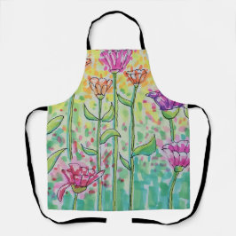 Flower Field Schürze