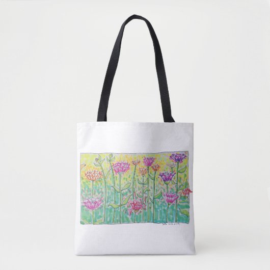 Flower Field Tasche (Vorderseite)