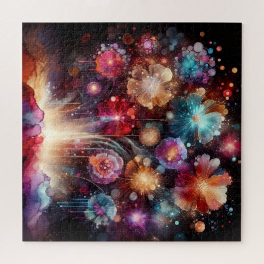 Flower Fireworks Puzzle (Horizontal)
