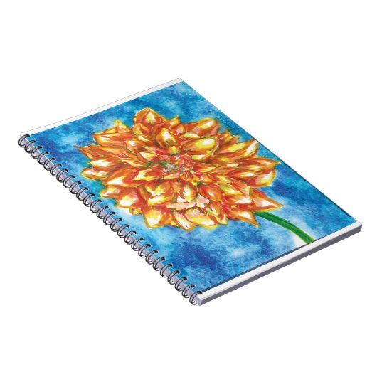 Flower Flame Notizblock (Rechte Seite)