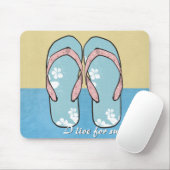 Flower Flipflops Mousepad (Mit Mouse)