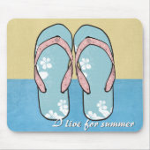 Flower Flipflops Mousepad (Vorne)