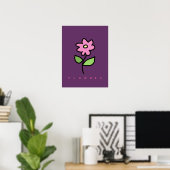 Flower Floral Decor Walls Poster (Heimbüro)