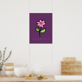 Flower Floral Decor Walls Poster (Küche)