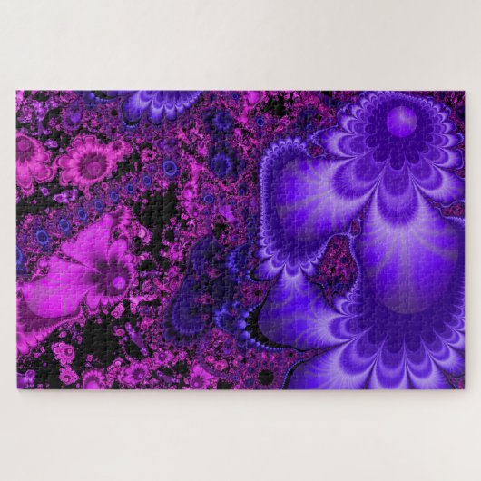 Flower Fractal Jigsaw Puzzle (Horizontal)