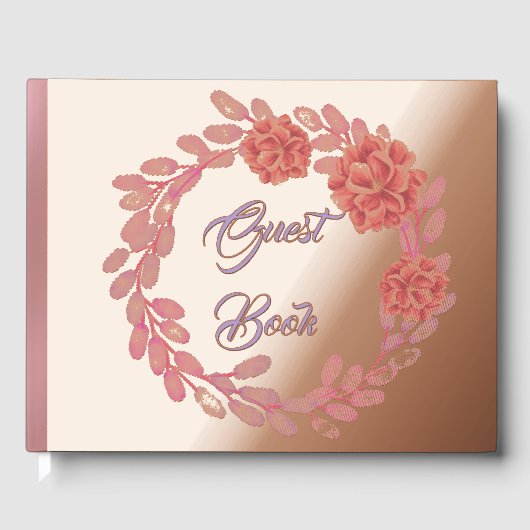 Flower Frame Gästebuch (Vorderseite)