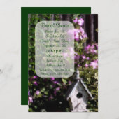 Flower Garden Art Brautparty Einladung (Vorne/Hinten)