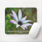 Flower Garden Faith Bible Verse Mouse Pad Mousepad (Mit Mouse)