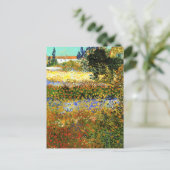 Flower Garden Frankreich Vincent van Gogh Postcard Postkarte (Stehend Vorderseite)
