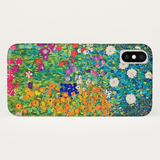 Flower Garden, Gustav Klimt Case-Mate iPhone Hülle (Rückseite (Horizontal))