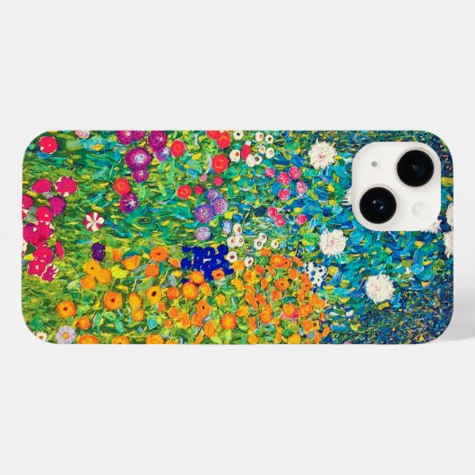 Flower Garden, Gustav Klimt Case-Mate iPhone Hülle (Rückseite (Horizontal))