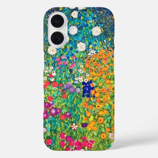 Flower Garden, Gustav Klimt Case-Mate iPhone Hülle (Rückseite)