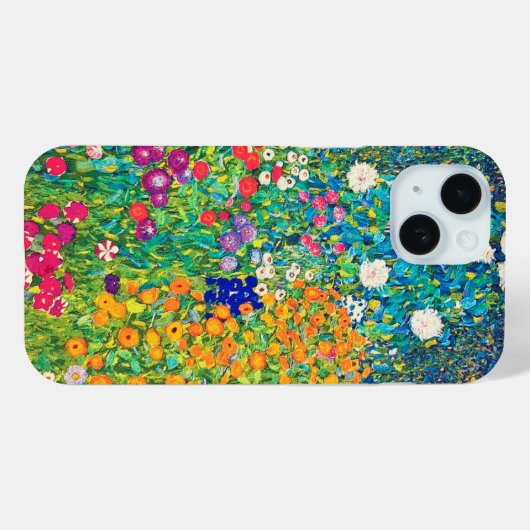 Flower Garden, Gustav Klimt Case-Mate iPhone Hülle (Rückseite (Horizontal))