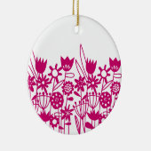 FLOWER GARDEN KERAMIK ORNAMENT (Rechts)