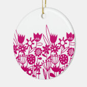 FLOWER GARDEN KERAMIK ORNAMENT (Links)