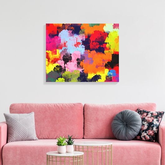 FLOWER GARDEN LEINWANDDRUCK (Insitu (Wohnzimmer))