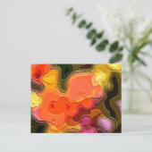 FLOWER GARDEN POSTKARTE (Stehend Vorderseite)