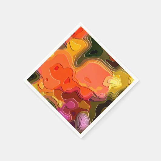 FLOWER GARDEN SERVIETTE (Ecke)