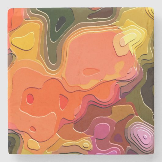 FLOWER GARDEN STEINUNTERSETZER (Vorderseite)