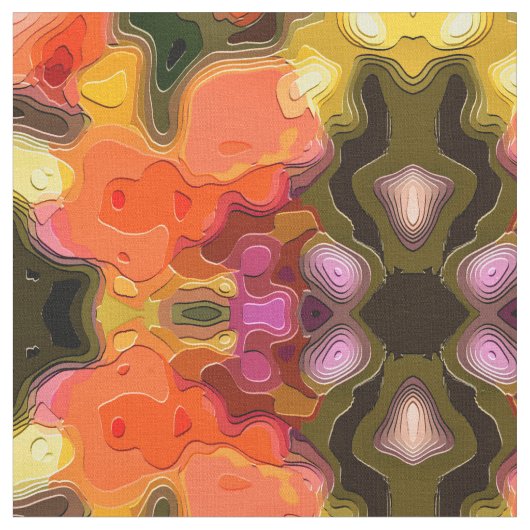 FLOWER GARDEN STOFF (Nahaufnahme)
