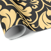 Flower geometric pattern. Seamless vintage backgro Geschenkpapier (Rolleneckpunkt)